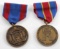 2 US NAVY 1899 1903 PHILIPPINE CAMPAIGN MEDALS