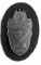 WWII GERMAN ARMY 1942 DEMJANSK SLEEVE SHIELD BADGE