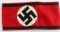 WWII GERMAN WAFFEN SS SWASTIKA OVERCOAT ARMBAND