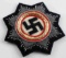 WWII GERMAN THIRD REICH SS CROSS IN GOLD PATCH