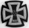 WWII GERMAN THIRD REICH IRON CROSS 1ST CLASS PATCH