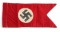 WWII GERMAN THIRD REICH SA STAFF CAR PENNANT