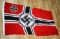 WWII GERMAN NAVAL KRIEGSMARINE COMBAT BATTLE FLAG
