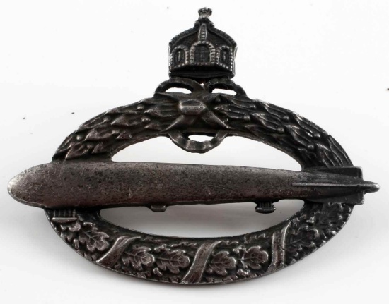 WWI IMPERIAL GERMAN ARMY ZEPPELIN AIR SHIP BADGE