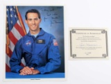 US NASA SIGNED PHOTOGRAPH ASTRONAUT NEWMAN W COA