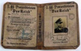 WWII GERMAN WAFFEN SS OFFICER DAS REICH ID BOOK