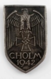 WWII GERMAN THIRD REICH 1942 CHOLM SLEEVE SHIELD
