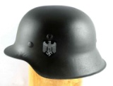 WWI GERMAN M-42 SINGLE DECAL COMBAT HELMET