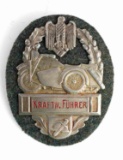 WWII GERMAN ARMY HEER KRAFTW FUHRER BADGE