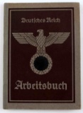 WWII GERMAN REICH DEUTSCHES ARBEITSBUCH BOOKLET