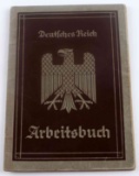 WWII GERMAN DEUTSCHES REICH ARBEITSBUCH BOOKLET