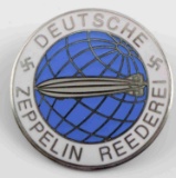 WWII GERMAN THIRD REICH ZEPPELIN AIR SHIP BADGE