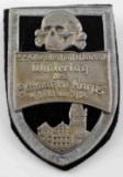 WWII THIRD REICH SS TOTENKOPF WINTERTAG BADGE