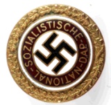 WWII GERMAN POLITICAL NSDAP GOLDEN PARTY SWASTIKA