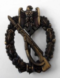 WWII THIRD REICH GERMAN INFANTRY ASSAULT BADGE