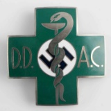 WWII GERMAN THIRD REICH DD AC MEDICAL DOCTOR BADGE