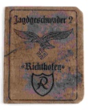 WWII GERMAN THIRD REICH LUFTWAFFE OFFICER ID BOOK