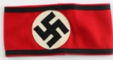 WWII GERMAN WAFFEN SS SWASTIKA OVERCOAT ARMBAND