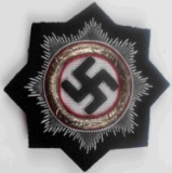 WWII GERMAN WAFFEN SS PANZER GERMAN CROSS IN CLOTH