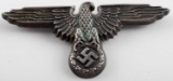 WWII GERMAN THIRD REICH SS OFFICER VISOR EAGLE