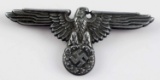 WWII GERMAN THIRD REICH SS OFFICER VISOR EAGLE