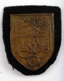 WWII GERMAN REICH PANZER SS MARCHAU SLEEVE SHIELD