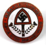 WWII GERMAN REICH RAD LABOR KORPS LAPEL BADGE PIN