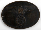 WWII GERMAN THIRD REICH GESTAPO IDENTIFICATION TAG