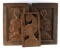 3 WOODEN WEST AFRICAN WALL HANGING FEMALE PORTRAIT