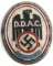 WWII GERMAN REICH AUTOMOBILE CLUB DDAC PLAQUE