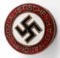 WWII GERMAN THIRD REICH NSDAP PARTY SCREWBACK PIN