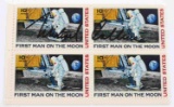 US FIRST MAN ON THE MOON STAMPS SIGNED BY COLLINS