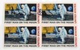 US FIRST MAN ON THE MOON STAMPS SIGNED BY BEAN