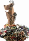 13 POUNDS OF UNSEARCHED COSTUME AND BEAD JEWELRY