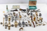 OVER 5 POUNDS OF WATCHES WATCH PARTS  UNSEARCHED