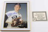 8X10 SIGNED WHITEY FORD YANKEES PHOTOGRAPH W COA