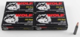 80 ROUNDS OF NEW IN BOX WOLF .223 REM AMMUNITION