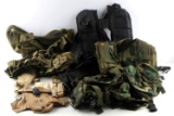 LOT OF 3 US TACTICAL VESTS PLUS STRAPS AND POUCH