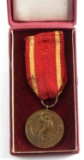 WWII CASED POLISH COMMEMORATIVE MEDAL FOR WARSAW