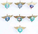 7 RUSSIAN FEDERATION PARATROOPER WING BADGES