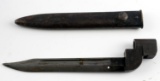1953 BRITISH NO 9 MK1 BAYONET KNIFE WITH SHEATH
