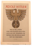 WWII GERMAN NSDAP 1942 HITLER PROPAGANDA POSTER