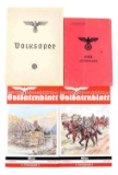 4 WWII GERMAN MILITARY OPERA DVG BOOKLET LOT