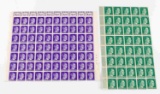 WWII GERMAN REICH GROUPING OF 110 UNCUT STAMPS