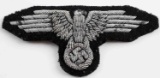 WWII GERMAN THIRD REICH SS OFFICER EAGLE PATCH