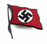 WWII GERMAN THIRD REICH NSDAP PARTY FLAG PIN