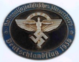 WWII GERMAN NSFK 1938 GLIDERS CHAMPIONSHIP PLAQUE