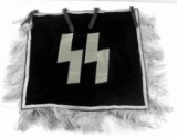 WWII THIRD REICH WAFFEN SS TRUMPET BANNER FLAG