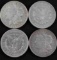 MORGAN DOLLAR 90% SILVER COIN LOT OF 4