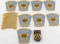 16 MARYLAND SHERIFF PATCH & 1 OBSOLETE TEXAS BADGE